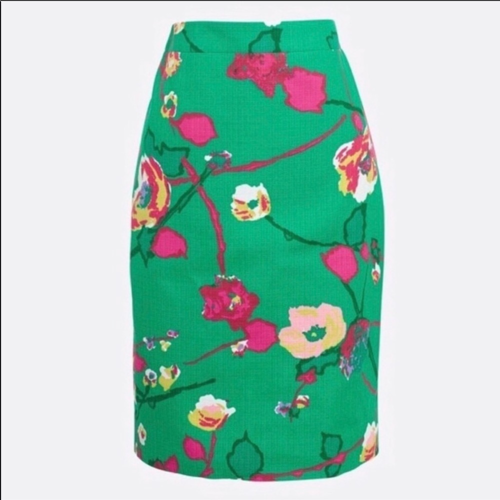 J.Crew Floral Pencil Skirt - Size 6